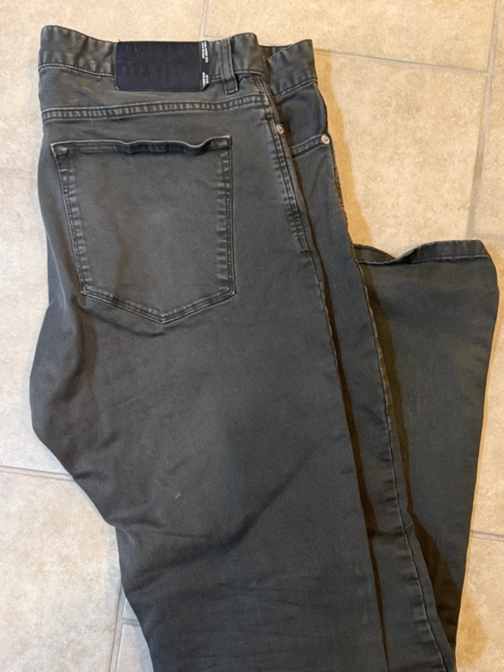 Buck Mason Straight Jeans in Olive Green